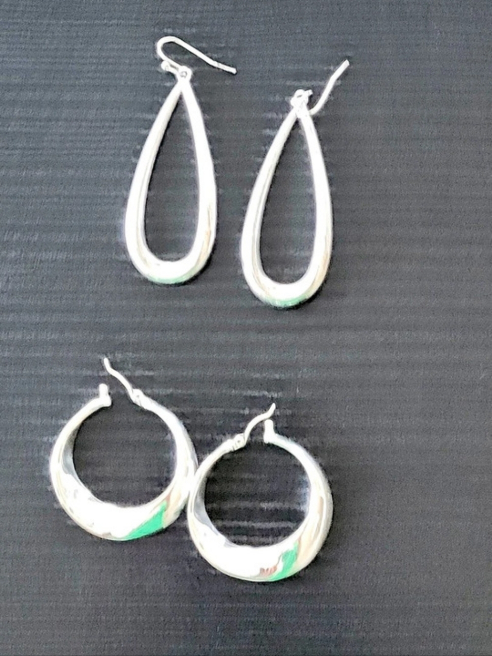 Silver-Tone Earring Set - Picture 2 of 2
